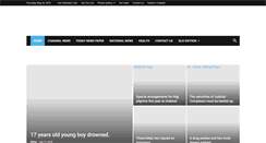 Desktop Screenshot of dailychakwalnama.com